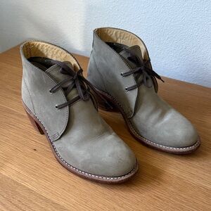 Red Wing Shoes Gray Suede Ankle Boots